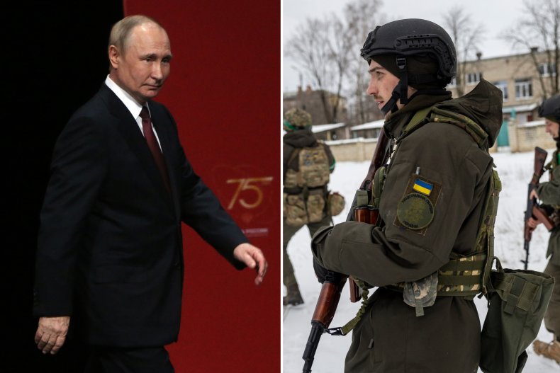 Vladimir Putin Bakhmut War Anniversary Russia Ukraine
