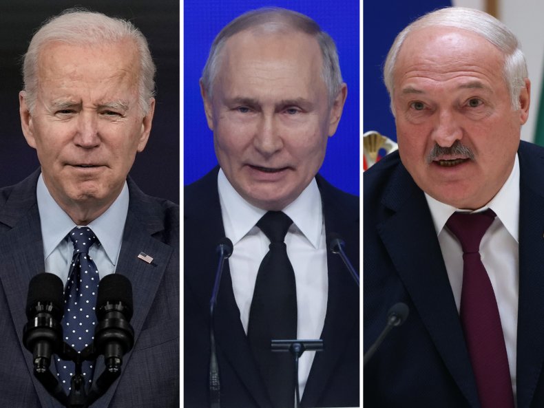 Comp Photo, Biden,Putin and Lukashenko 