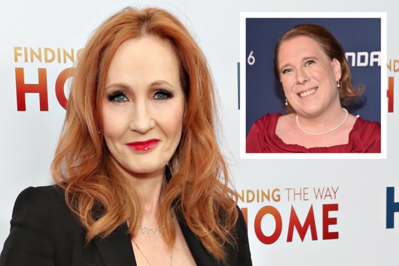 Amy Schneider condemns J.K. Rowling's "hate speech"