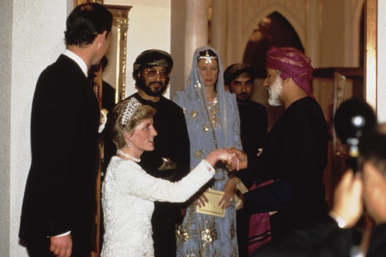 Princess Diana Curtsy Oman