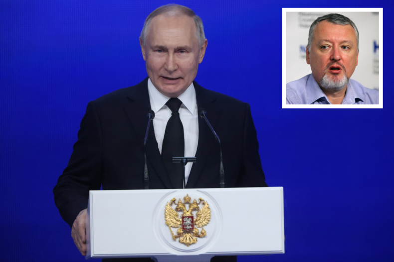 Vladimir Putin and Igor Girkin 