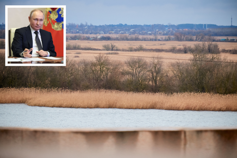 Dnieper River and Vladimir Putin