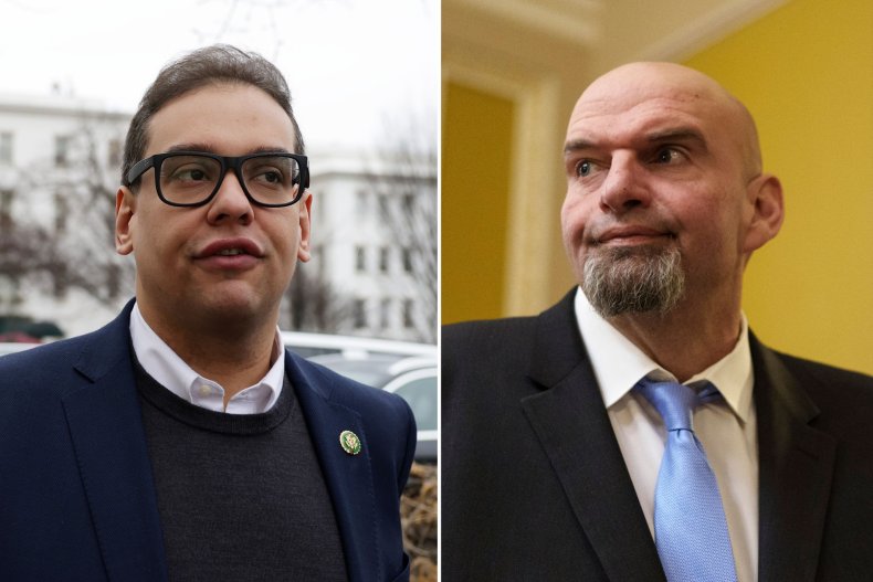 Composite Image Shows Santos and Fetterman