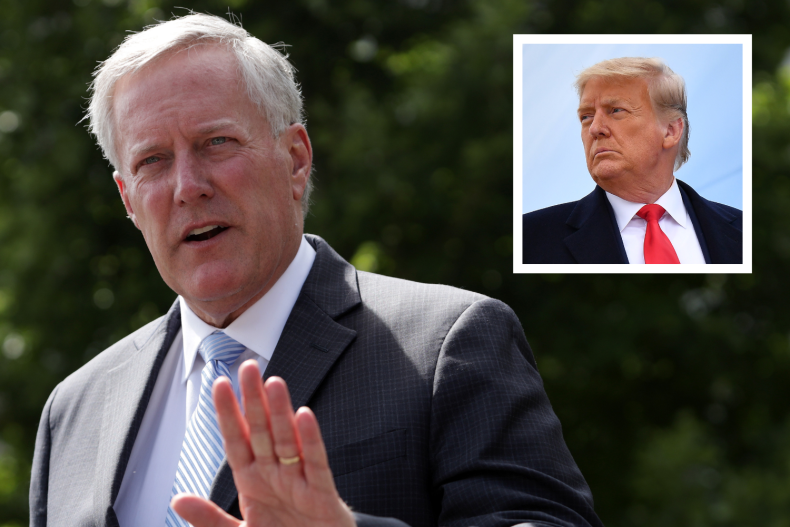 mark meadows acting like a cooperating witness