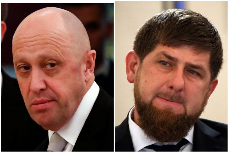 Yevgeny Prigozhin and Kamzan Kadyrov