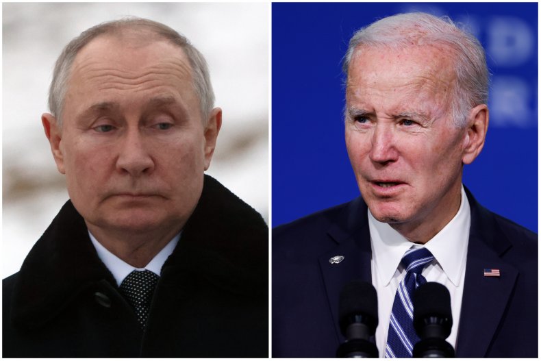 Vladímir Putin y Joe Biden