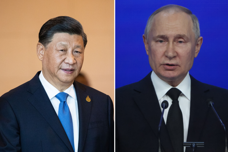 China president Xi Russia president Putin
