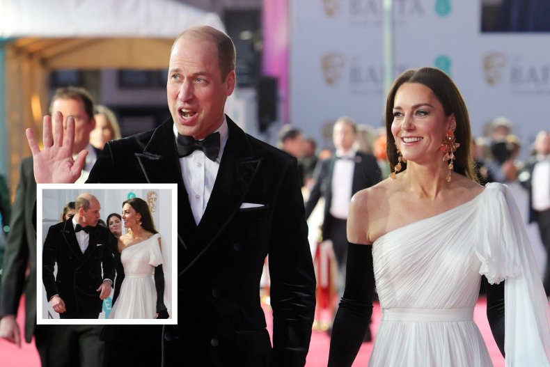Prince William, Kate Middleton Smile at BAFTAs