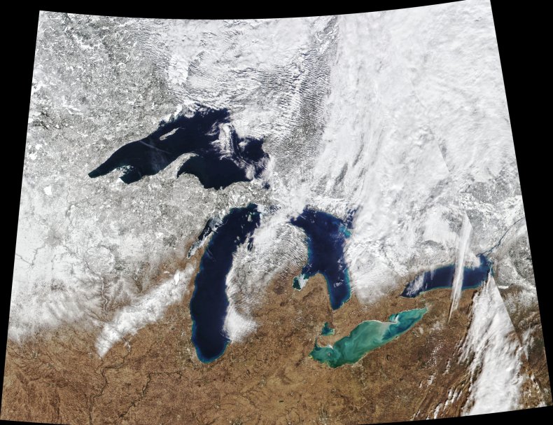Great Lakes Satellite Views Great Lakes Satellite Views