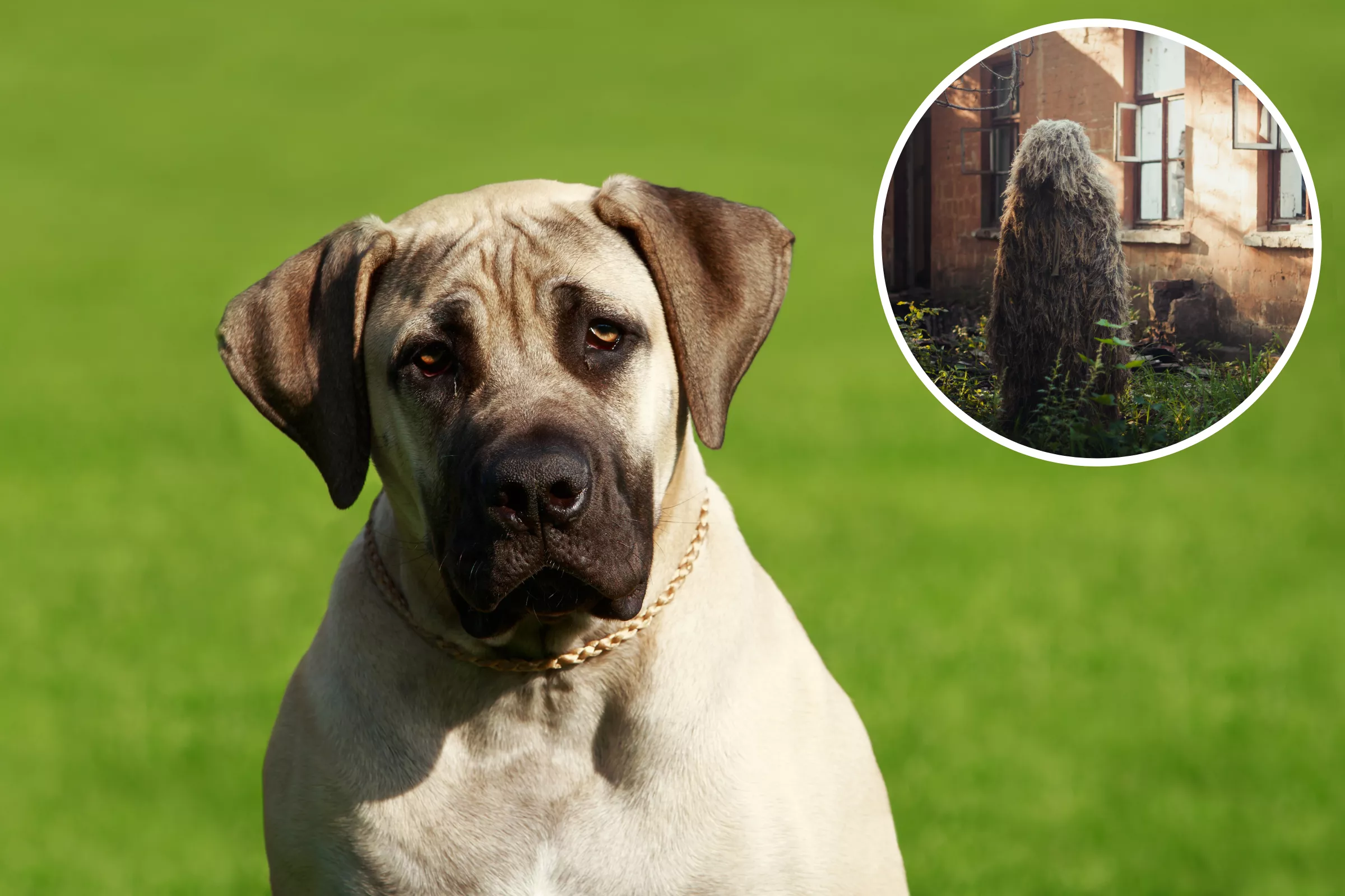 Dad Traumatizing Dogs With His Ghillie Suit Melts Hearts: 'Tail Wags' - Vimarsana News
