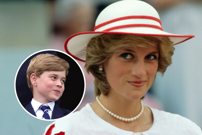 Princess Diana and Prince George