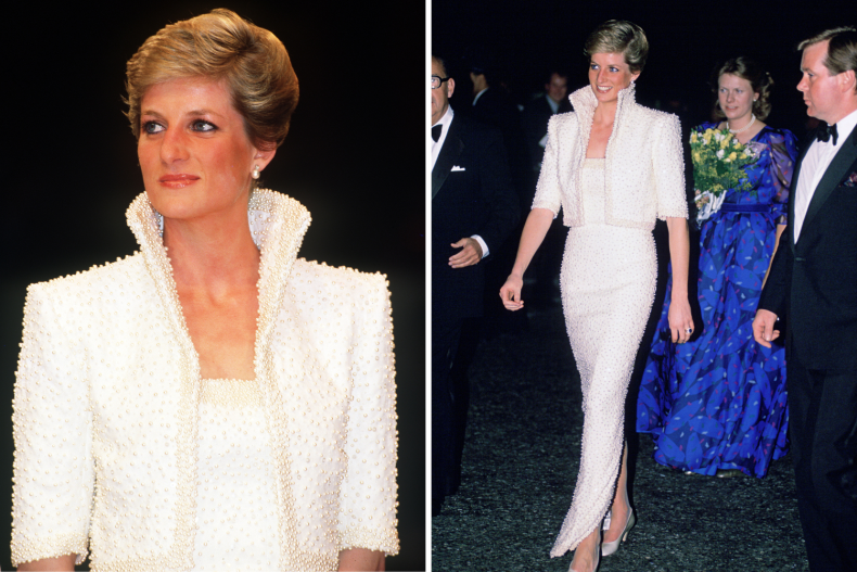 Princess Diana British Fashion Awards 1989