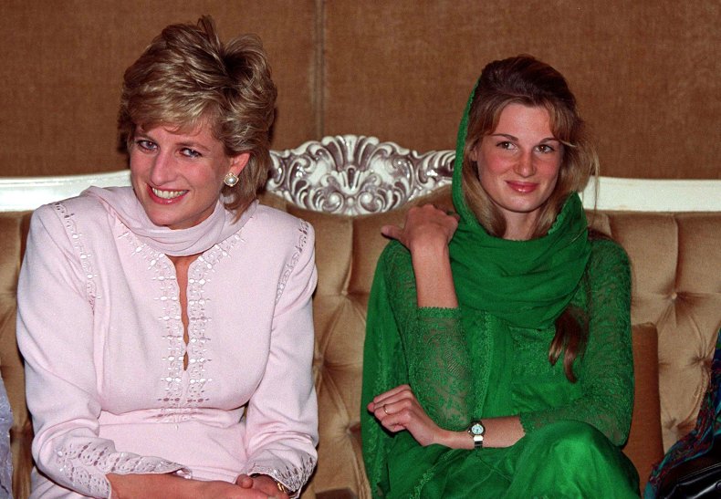 Princess Diana and Jemima Khan