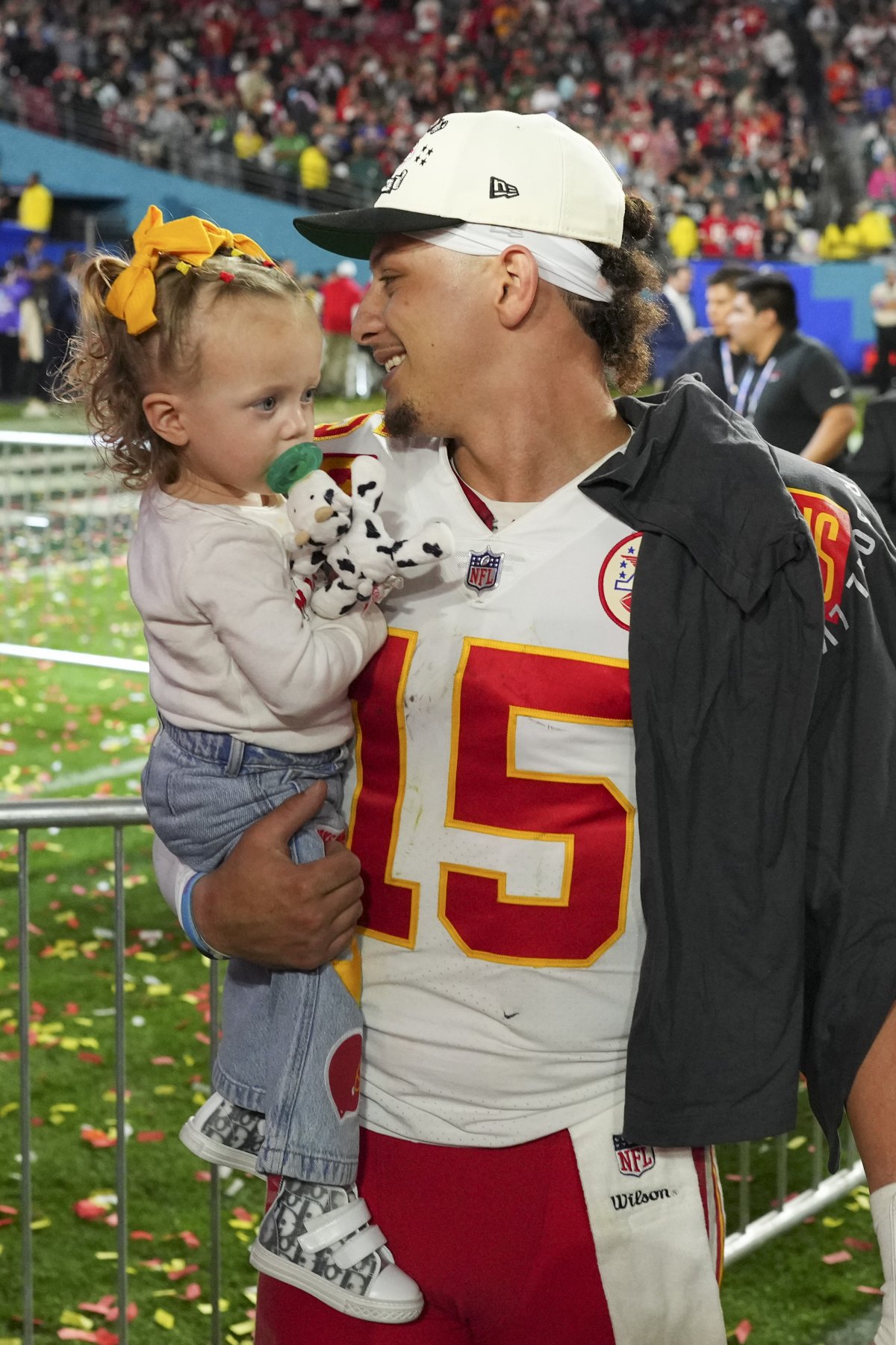 Patrick Mahomes reveals name of new child with wife Brittany