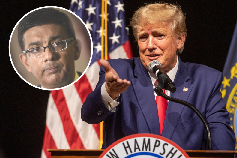 Trump DeSantis D'Souza GOP Republicans 2024 President