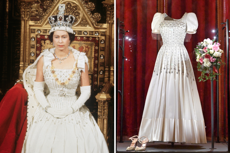 Queen Elizabeth II Norman Hartnell Dress