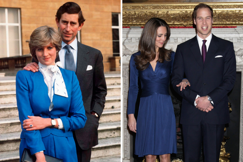 Princess Diana and Kate Middleton Engagement Ring