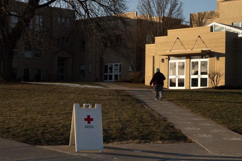 East Palestine Ohio train derailment Red Cross