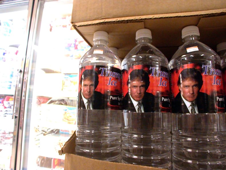 Trump Ice water bottles