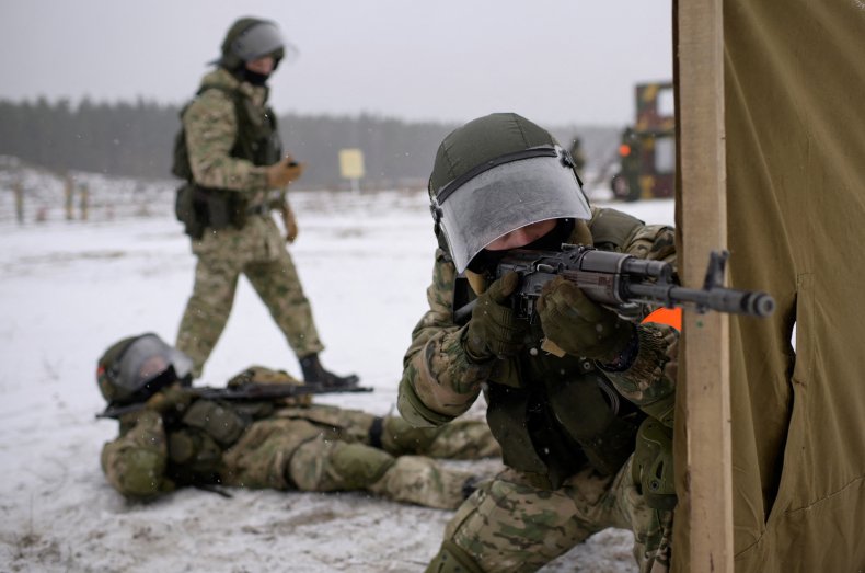 Belarus military training