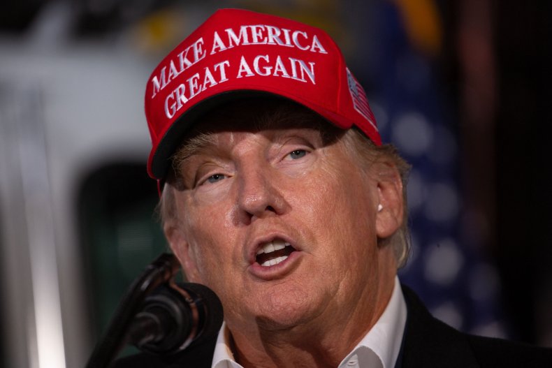 Former president Donald Trump