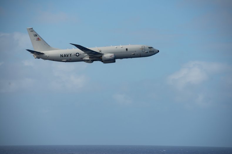 U.S. Military Plane Transits Taiwan Strait
