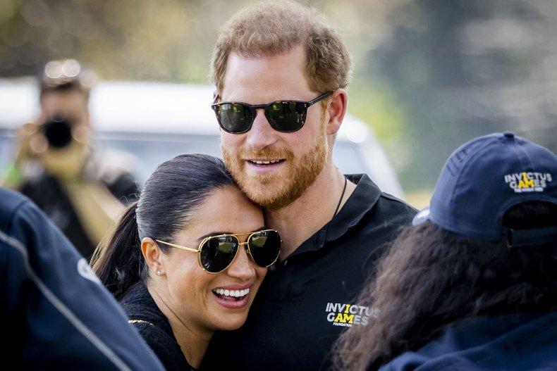 Prince Harry and Meghan at Invictus
