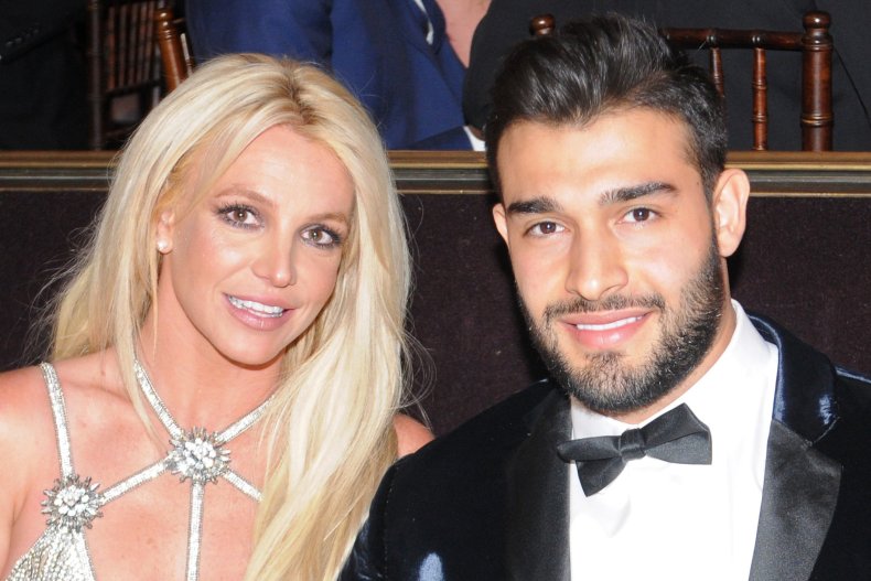 Britney Spears and her husband, Sam Asghari