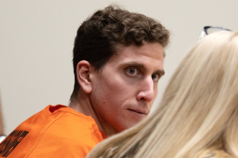 Bryan Kohberger, left, sits with his attorney
