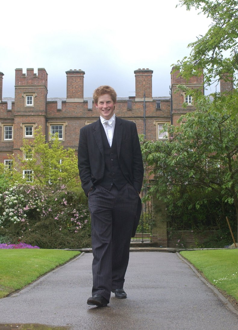 Prince Harry at Eton College