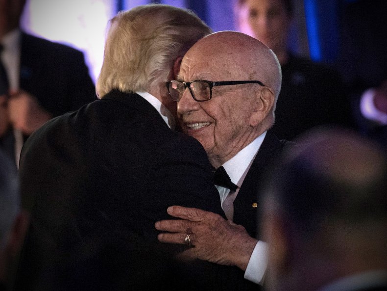 Donald Trump and Rupert Murdoch 