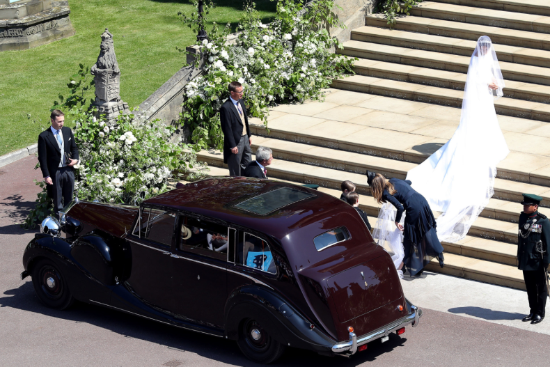 Meghan Markle Arrival at Royal Wedding
