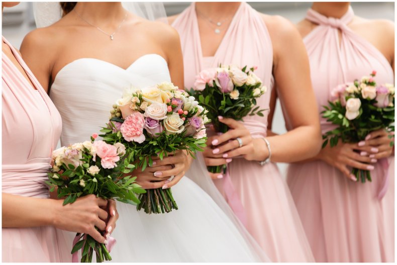 image of bridesmaids and a bride