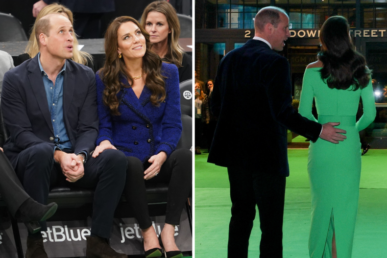 Prince William and Kate Middleton Boston PDA