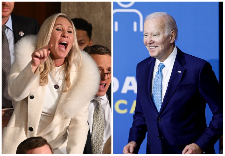 Marjorie Taylor Greene Joe Biden