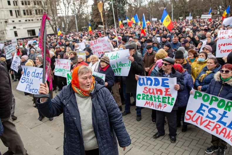 Chisinau Protest Feb 19