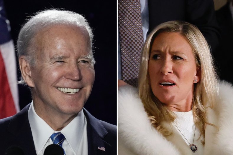 Joe Biden Marjorie Taylor Greene Fentanyl Claim