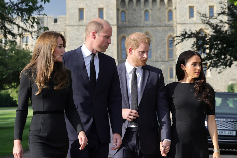 Waleses and Sussexes Together At Windsor Castle