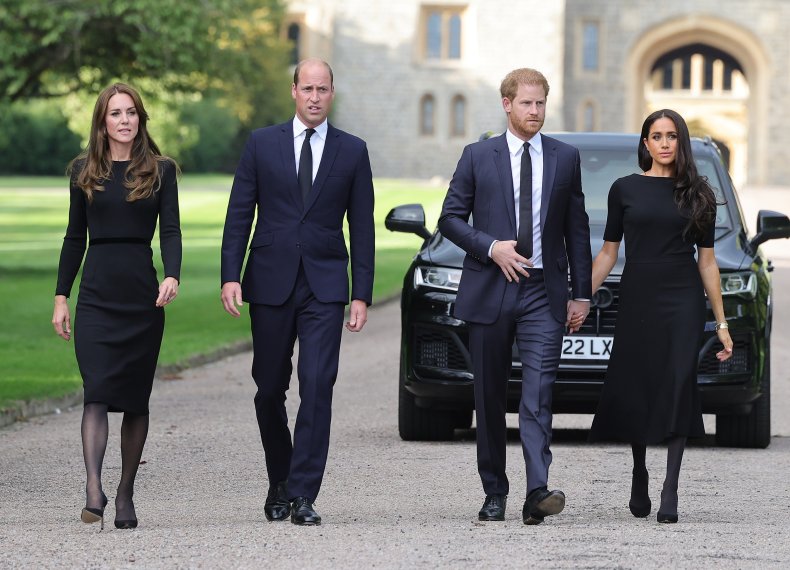 Waleses and Sussexes at Windsor Castle
