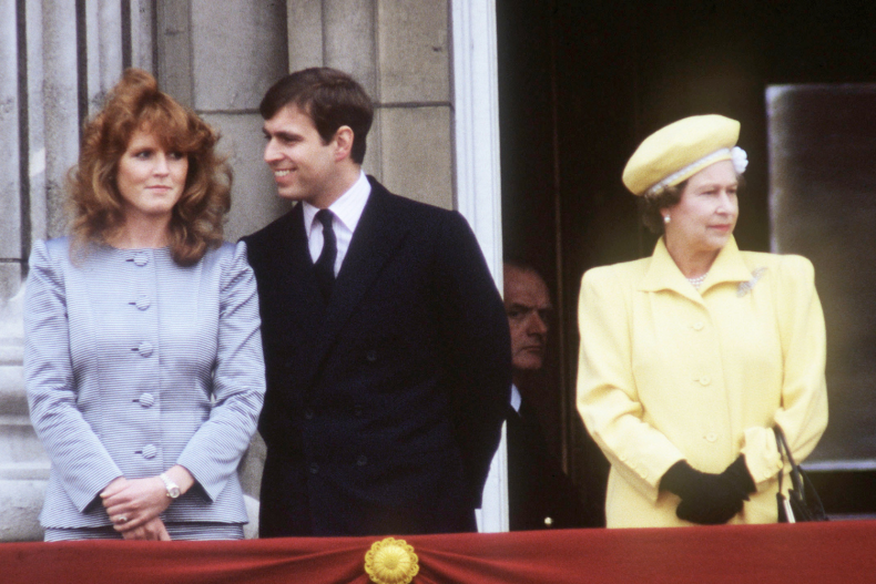 Sarah Ferguson, Prince Andrew and Queen Elizabeth