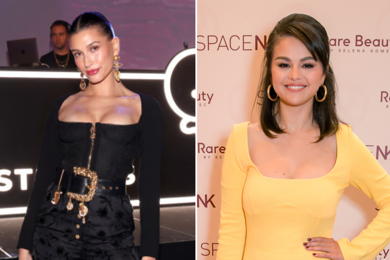Hailey Bieber and Selena Gomez