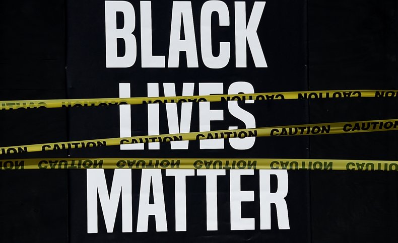 Placard at 2020 Black Lives Matter protest