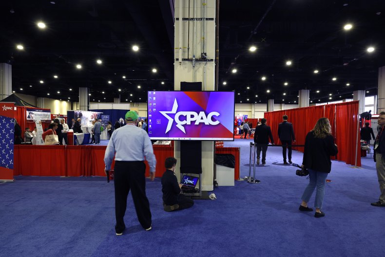 Attendees at CPAC 2024 in Maryland