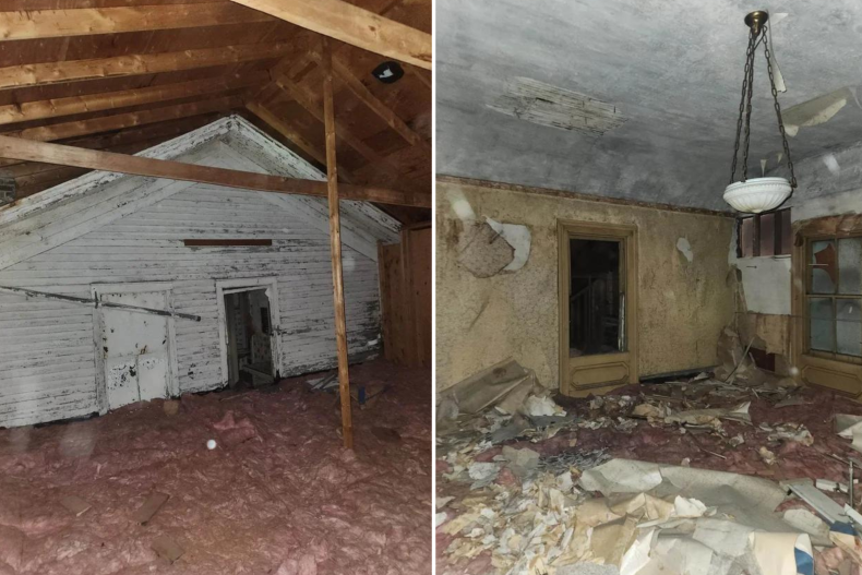 House hidden in attic