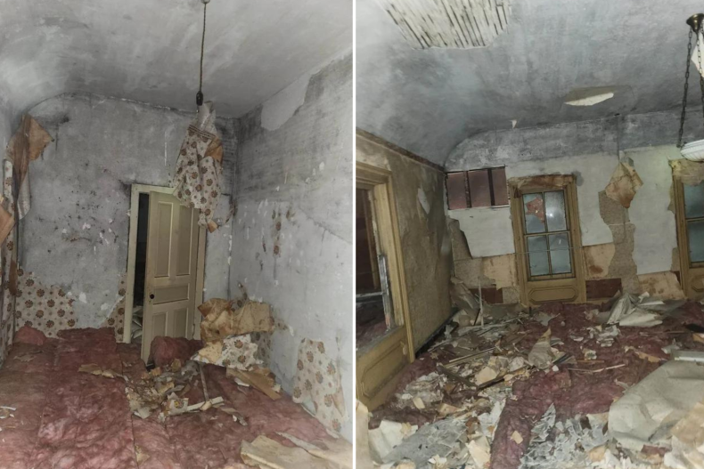 Home inside attic