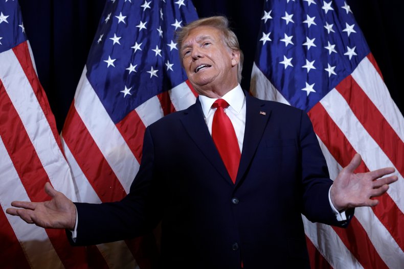 Former President Donald Trump celebrated Conways' divorce