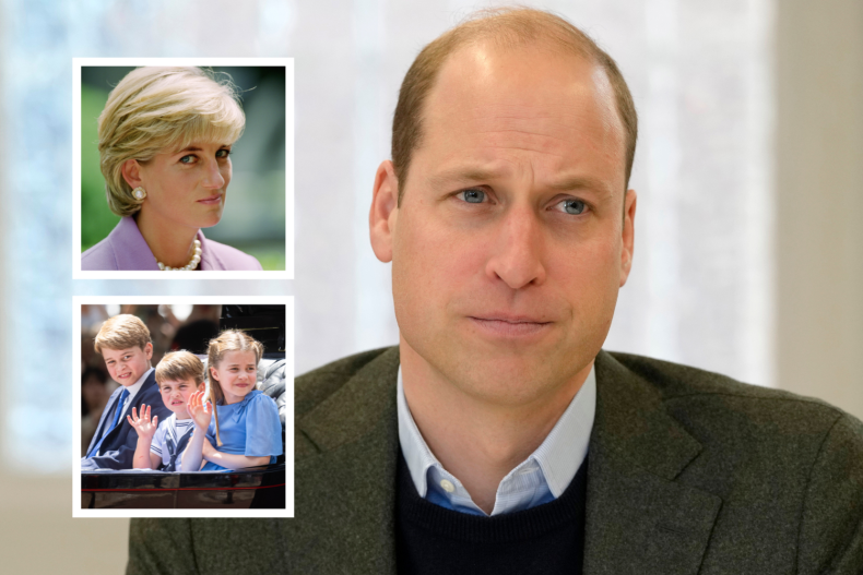 Prince William, Princess Diana and Wales Children