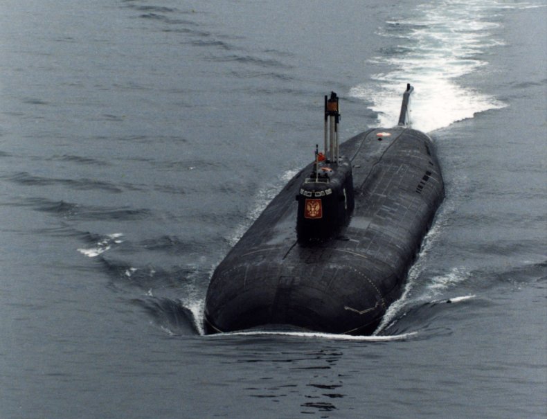 The Russian nuclear submarine "Kursk"