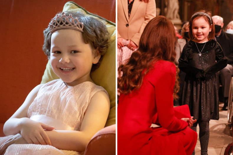 Mila Sneddon and Kate Middleton