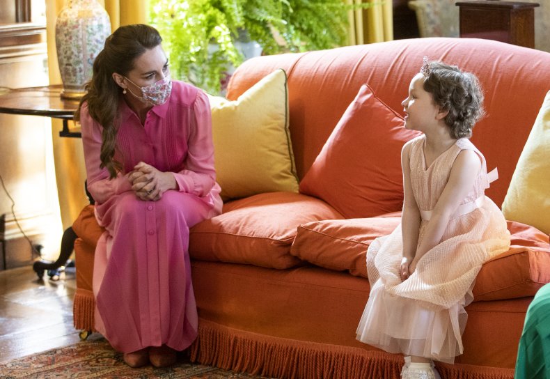 Kate Middleton and Mila Sneddon Meeting